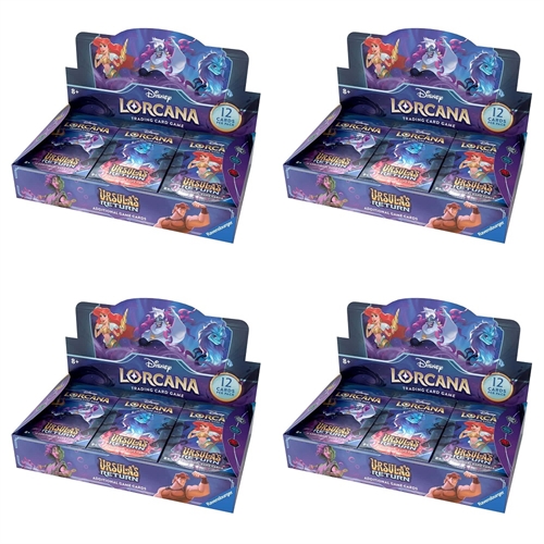 4x Ursula's Return - Booster Box - Disney Lorcana (Case)